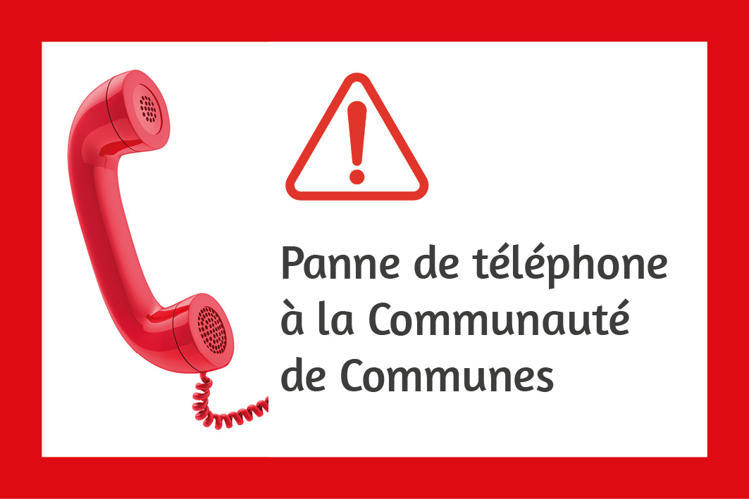 Panne de téléphone à la Communauté de Communes - Com Com Crozon